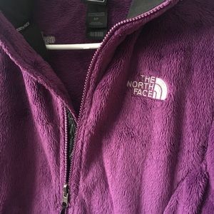 Purple furry northface